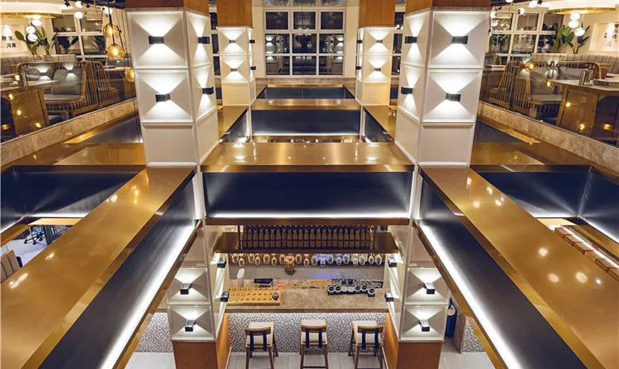 韓盛特色燒烤餐廳設計